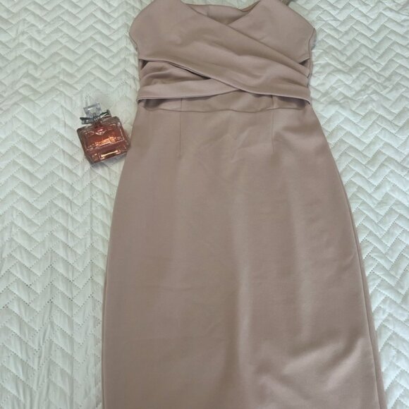 Dynamite Rose Pink Bandeau Dress - Picture 9 of 9